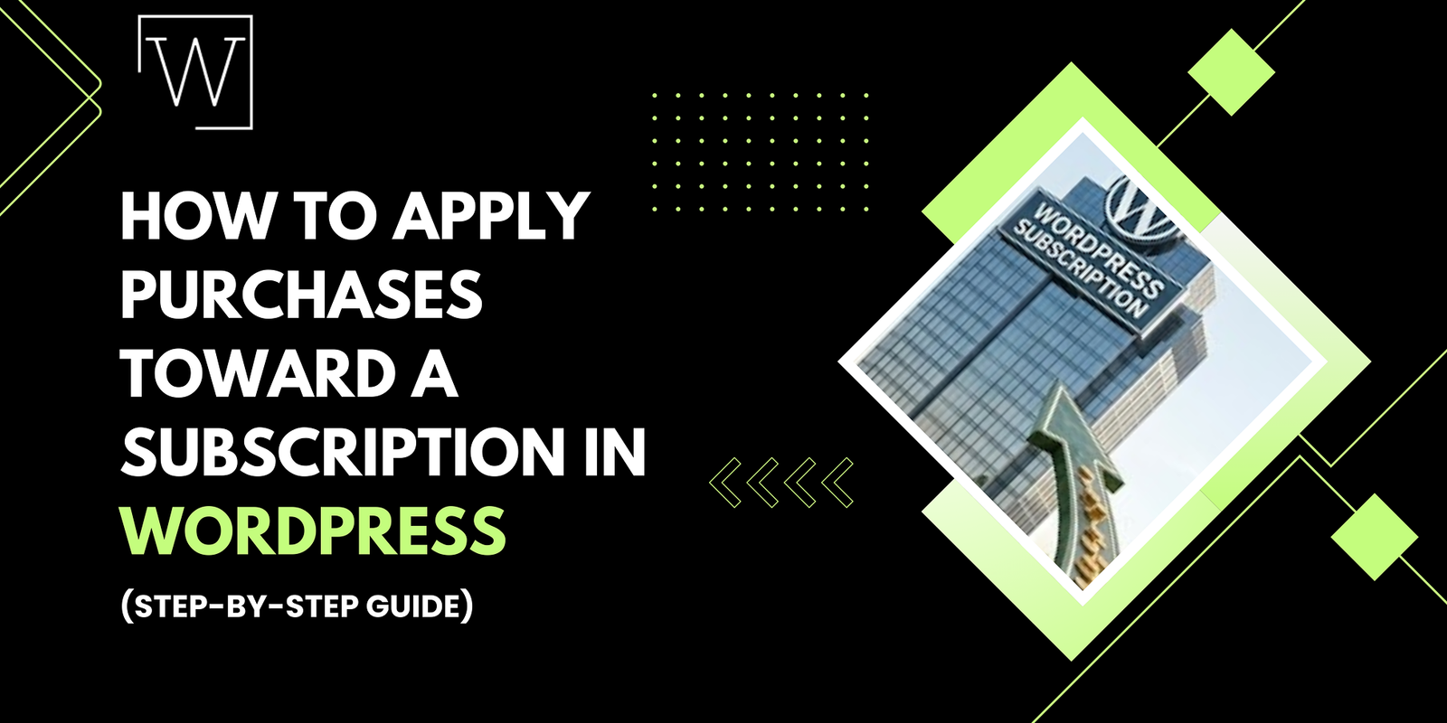 How to Apply Purchases Toward a Subscription in WordPress